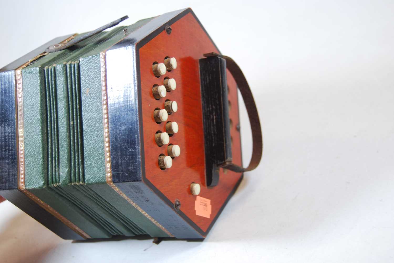 A 20th century squeezebox, of typical hexagonal form - Image 3 of 3