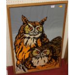 Reg Snook - Owls, lithograph, signed and dated '71 lower left in pencil, numbered 18/18, 75.5 x