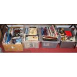 Four boxes of miscellaneous mainly military books, to include Excerpts of the History of the
