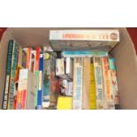 One box containing a large quantity of various children's games, part built kits, board games etc,