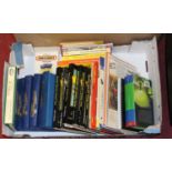One box containing a quantity of mixed diecast and model collecting books to include Matchbox