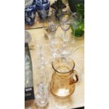 A collection of miscellaneous glassware, to include Edwardian liqueur glasses etcCondition report: