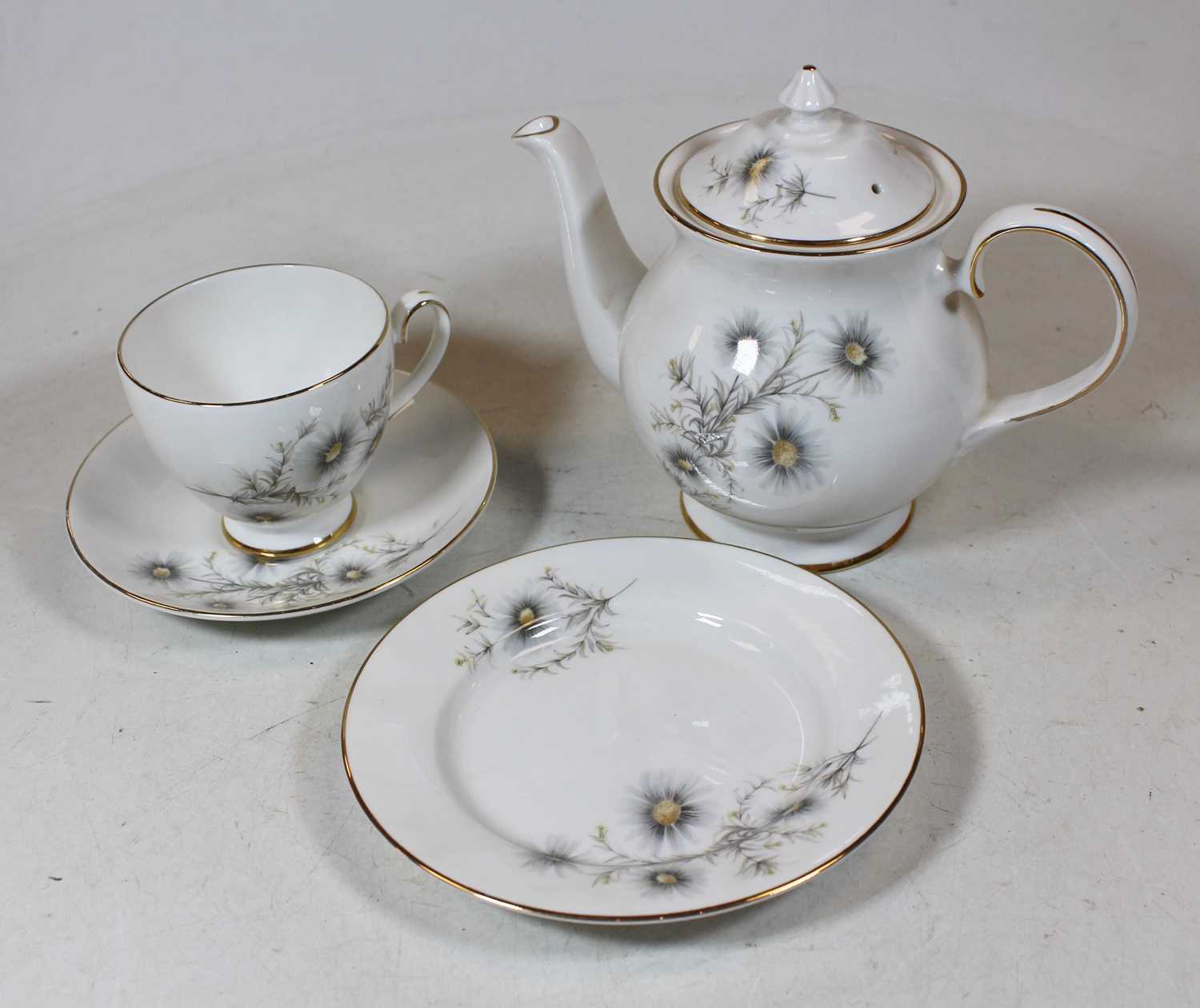 A box of miscellaneous china, to include Royal Albert Old Country Roses part tea set, hen-on-nest
