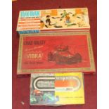 Six various boxed motorway and highway related children's board games and toys to include a Wrenn