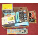 One box containing a mixed quantity of children's toys and games to include an Airfix Datamatic Car,