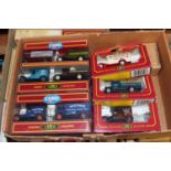 Two boxes of assorted modern issue diecast, to include Corgi Pickfords Cameo Collection, Unigate