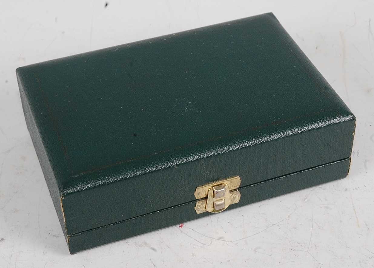 A Garrard & Co silver snuff box commemorating the Royal Birkdale Golf Club the hinged cover enamel - Image 6 of 6