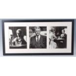 The Thomas Crown Affair (1968), a set of three black and white prints showing Steve McQueen as