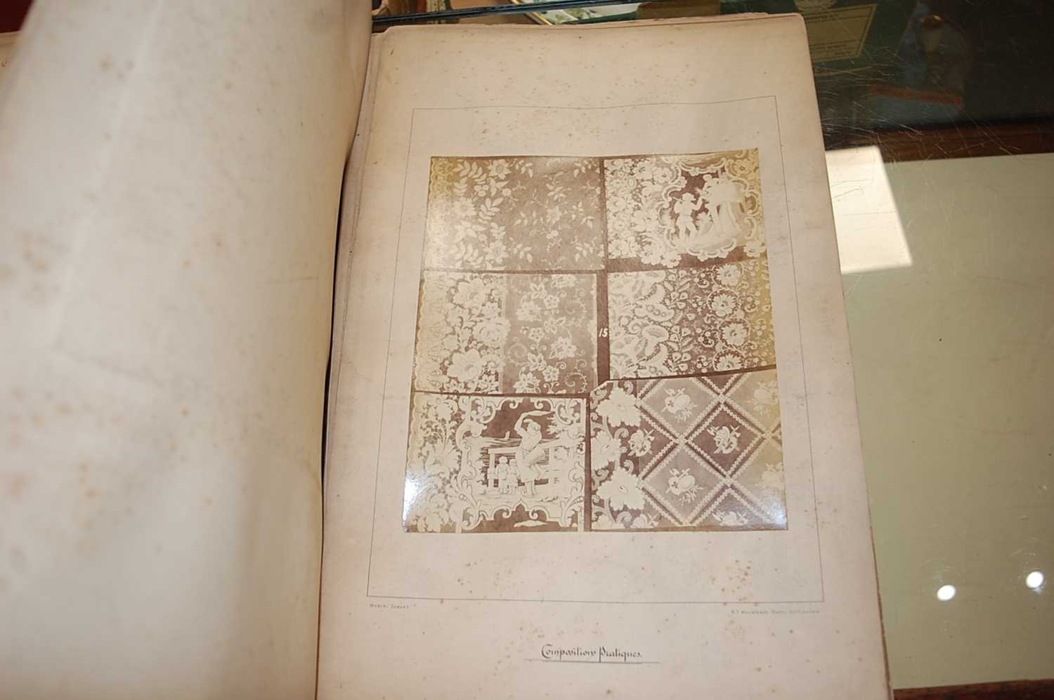 A French folio of Industrial photographs showing textiles/lace, RT Mounteney, Photo Litho and - Image 5 of 7