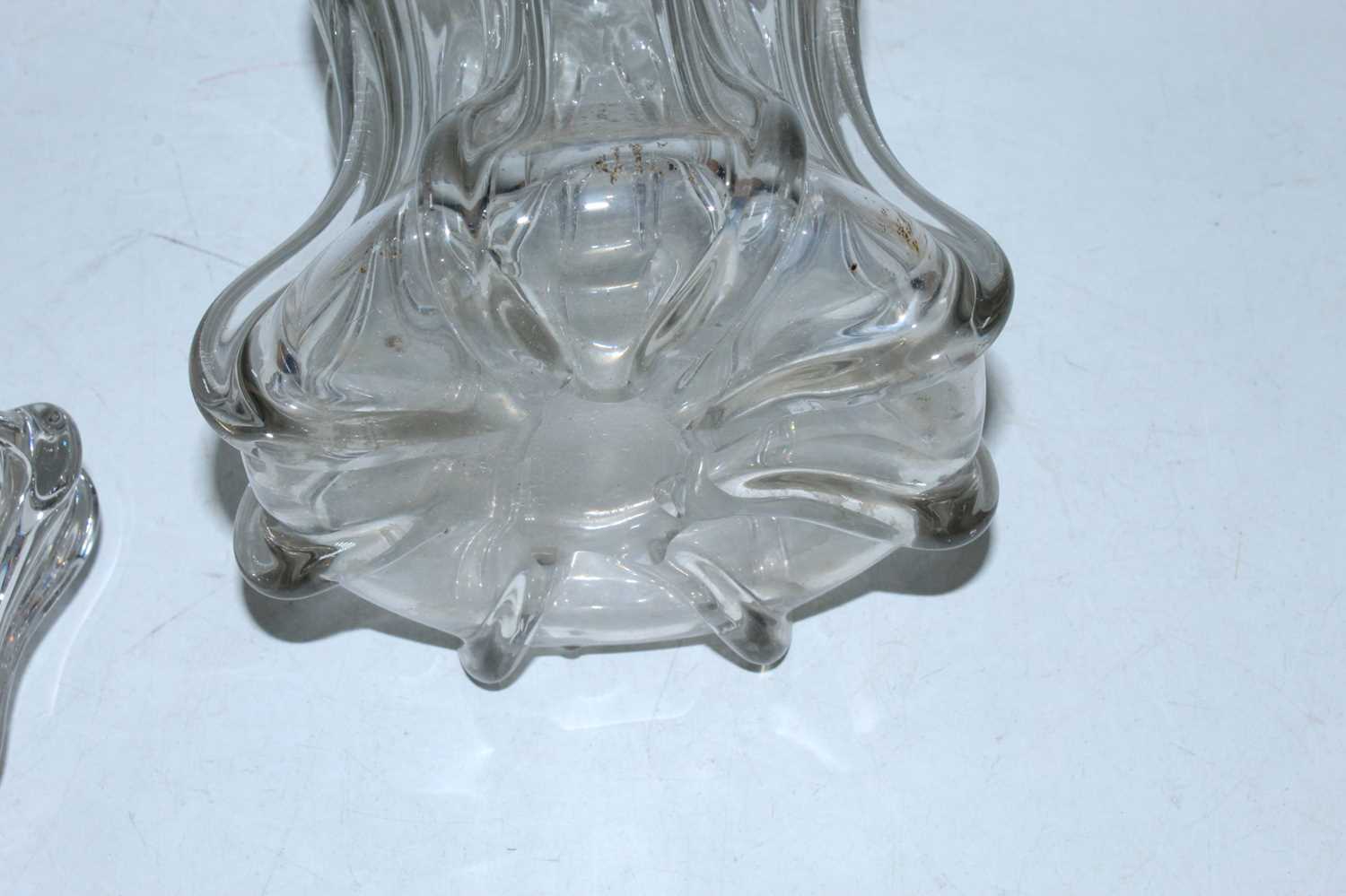 A collection of glassware to include Regency style decanter with mushroom stopper, large glass - Image 3 of 3