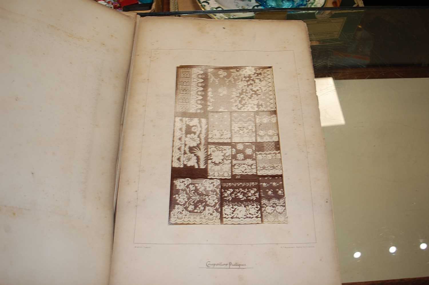 A French folio of Industrial photographs showing textiles/lace, RT Mounteney, Photo Litho and - Image 3 of 7