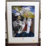 Diane S.Griffiths - Recantation, artist proof lithograph, signed, titled and dated 1996 in pencil to