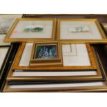 Assorted pictures and prints, to include Bridget James - Still life lithograph, John Paley -