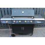 A Leisuregrow Gas Series 545 portable gas barbecue