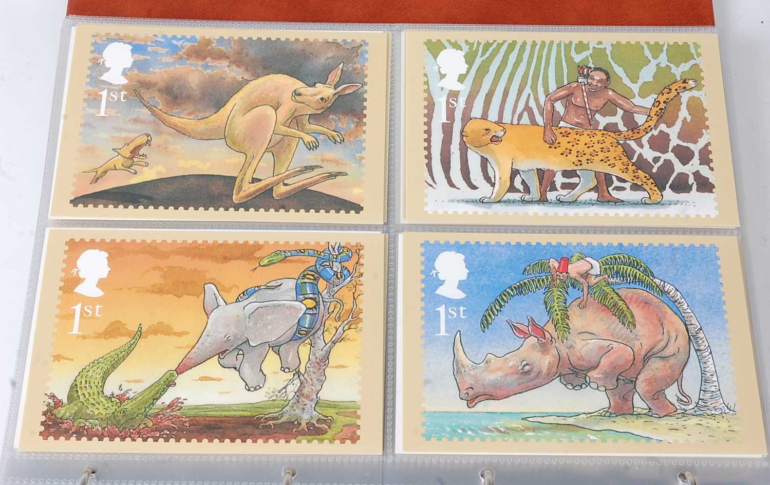 A large collection of Royal Mail Postcards, contained in eight albums dating from the late 1970' - Image 9 of 14