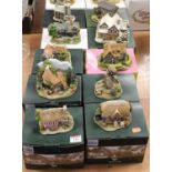 A collection of ten boxed Lilliput Lane cottage ornaments, to include Bear Necessities, Out for a