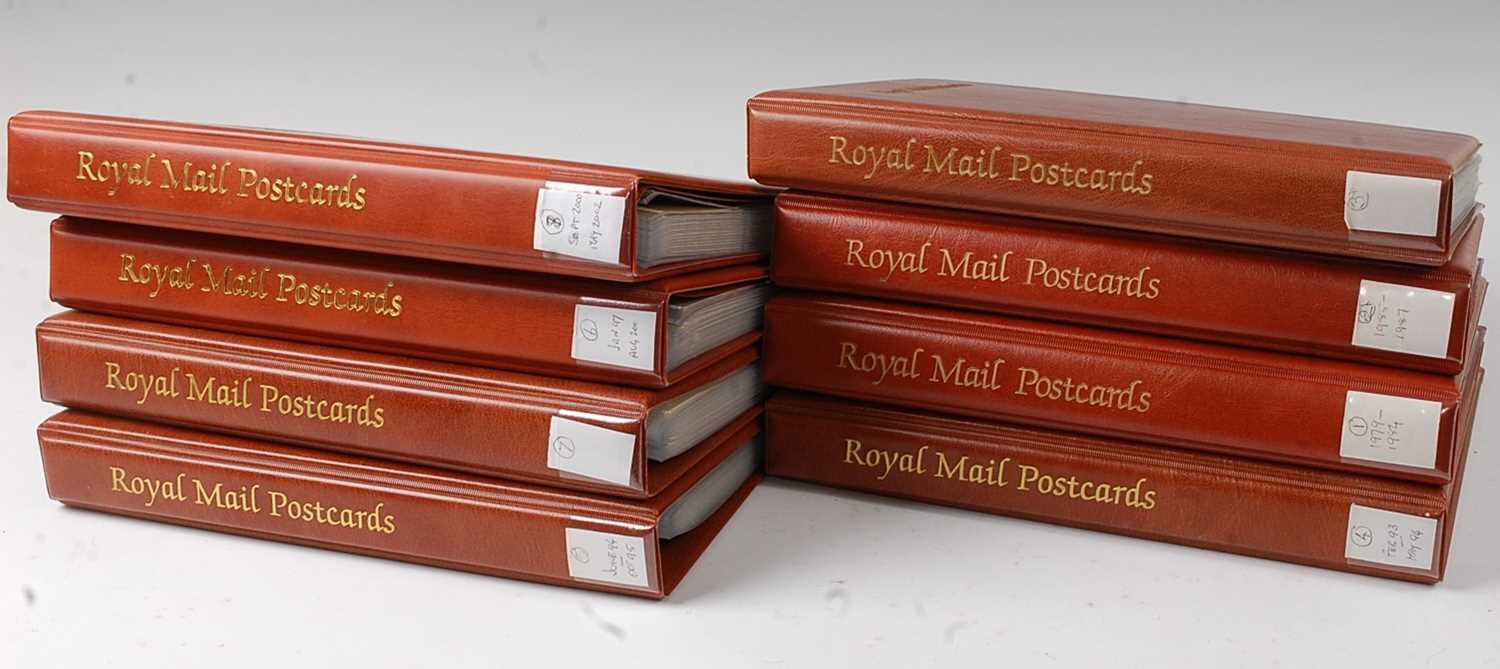 A large collection of Royal Mail Postcards, contained in eight albums dating from the late 1970'