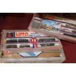 A collection of model railway related items to include a Lima H0 1-87 scale model railway set,