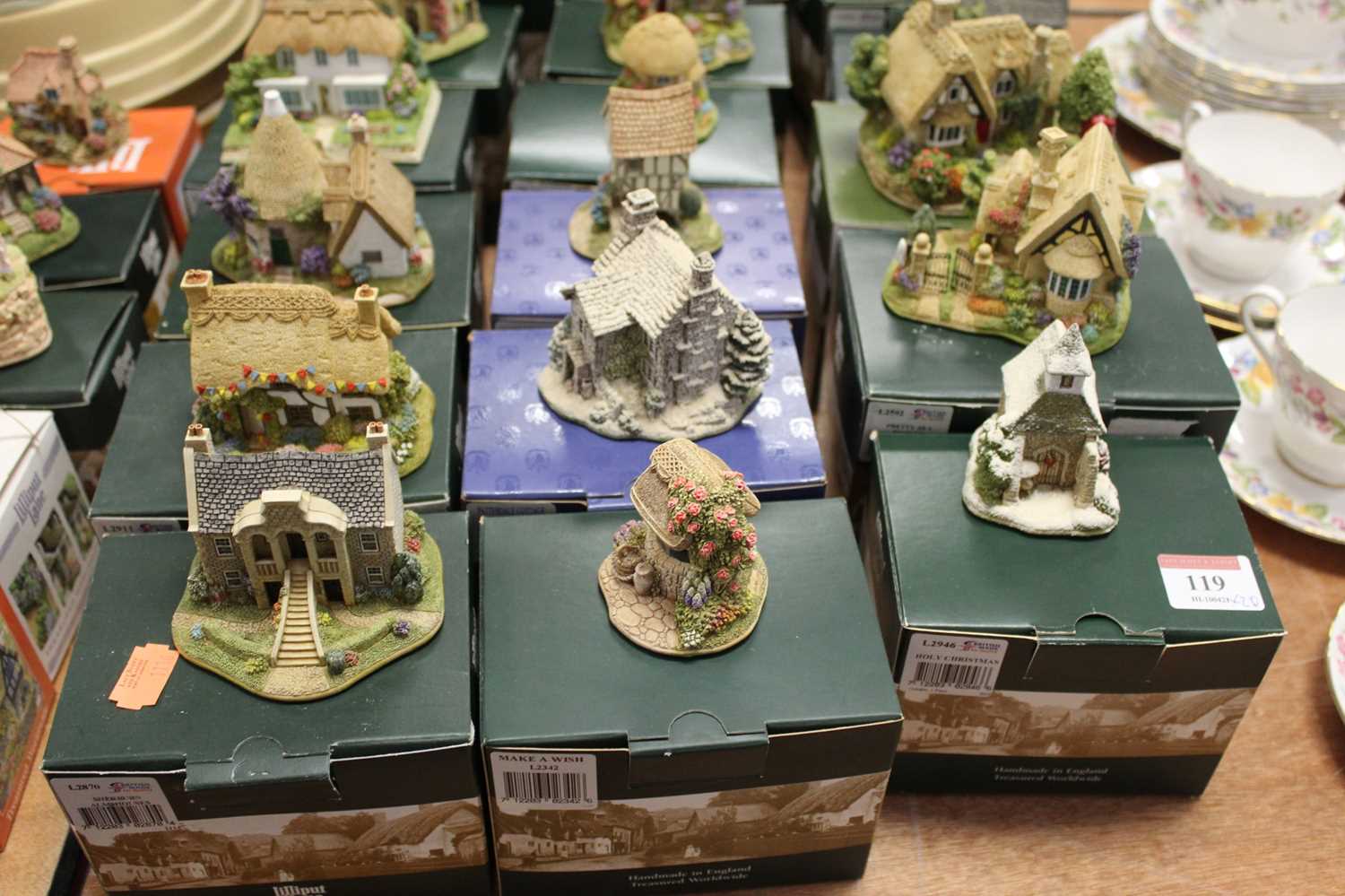 A collection of 20 boxed Lilliput Lane cottage ornaments, to include Sherburn Alms Houses, - Image 2 of 5