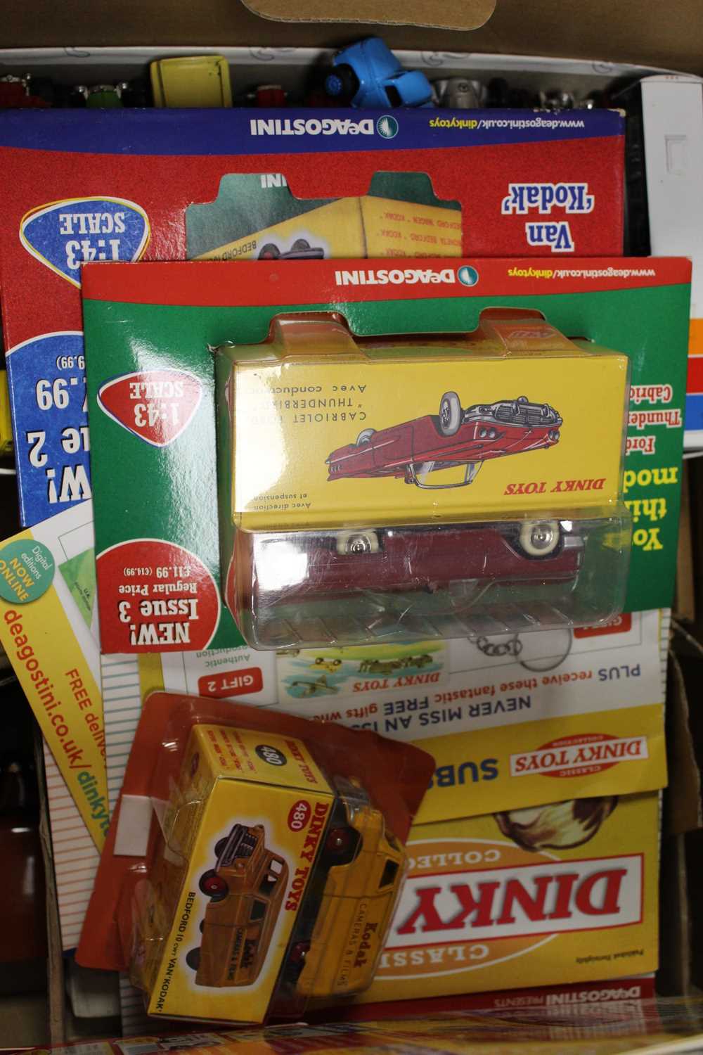 Four boxes containing a collection of diecast model vehicles to include Days Gone, and Dinky - Image 3 of 6