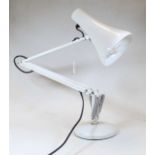 A white painted Anglepoise Lighting Limited adjustable desk lampCondition report: Does not stand
