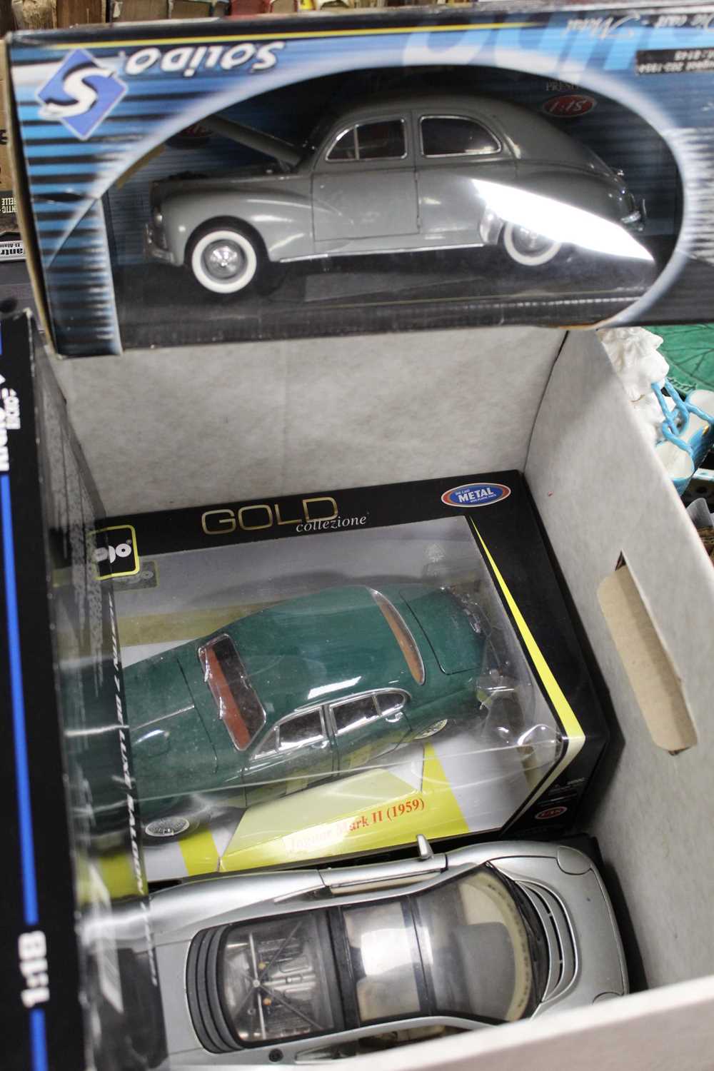 Four boxes containing a collection of diecast model vehicles to include Days Gone, and Dinky - Image 6 of 6