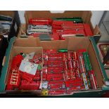 A box of miscellaneous loose and playworn mainly diecast London Transport buses, to include Dinky