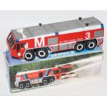 An NZG No. 345 1/50 scale boxed model of a Simba 8x8 Rosenbauer airport crash fire tender, housed in