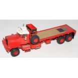 An ASAM? or similar 1/48 scale white metal and resin kit built model of a Kenworth 963 winch