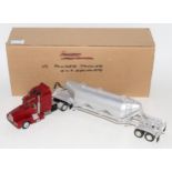 An ASAM ? 1/48 scale white metal and resin kit built model of a Kenworth 6x4 tractor unit with