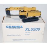 A Gradall limited edition 1/50 scale replica of a Gradall XL5200 telescopic hydraulic excavator,