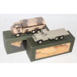 A CEF Replex of France boxed diecast and resin 1/43 scale military vehicle group to include an AC