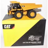 A Classic Construction Models (CCM) 1/48 scale precision diecast model of a Caterpillar 777G off-