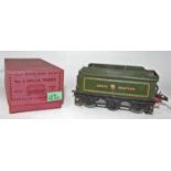 Hornby No.2 Special tender, housed in the original box with Green G.W. TE507 Sticker, tender is