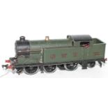 Hornby Dublo EDL7 0-6-2 Tank Loco, GWR Green 6699, horseshoe motor, dull appearance and would