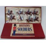 A Britains set No. 2018 The Guard Hussar Regiment of the Danish Army in Review Order comprising of
