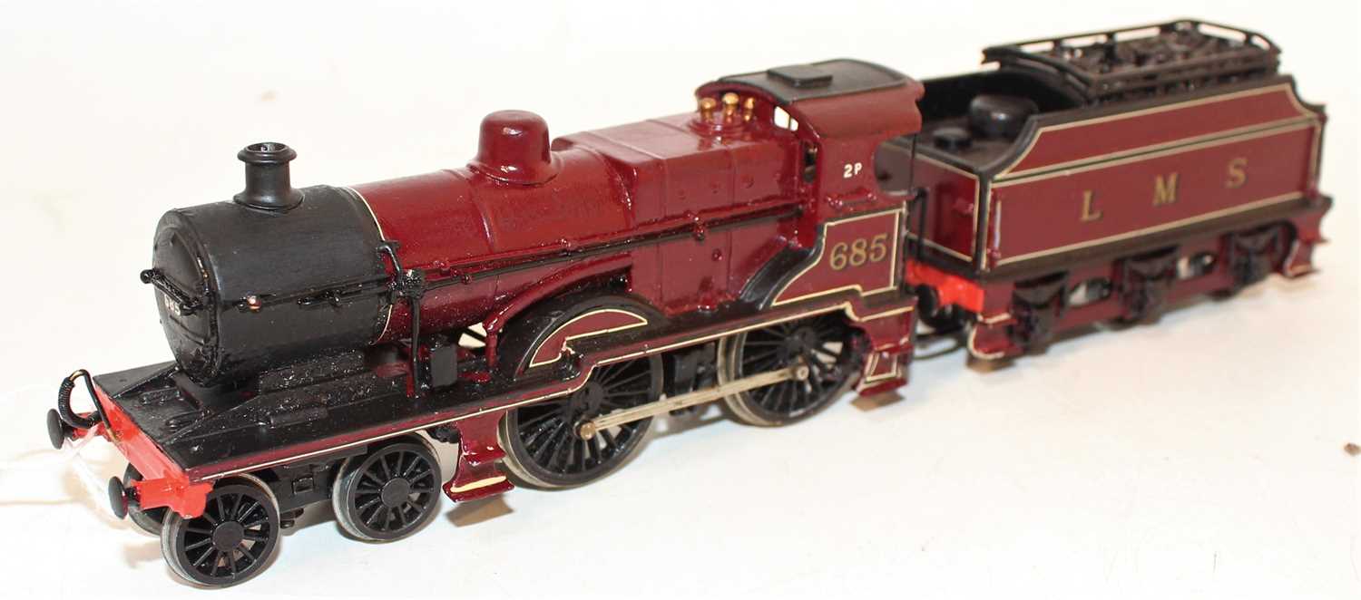 A very well constructed and hand painted 00 gauge white metal kit built model of a Johnson Midland