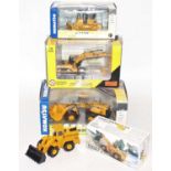 A 1/50 scale boxed Construction Vehicle diecast group manufactures to include Norscot, First Gear,