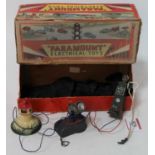 Paramount Electrical Toys, 3 piece Miniature Flood Light, Petrol Pump and Light House set, in the