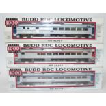 A Proto 1000 series H0 scale Budd RDC locomotive group to include a CP Rail 9100 Dayliner loco
