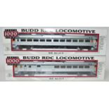 A Proto 1000 series H0 scale Pacific Great Eastern Railway locomotive group to include a BC32 Budd