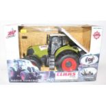 Zap Toys Radio Controlled model of a Claas Axion 850 tractor with control unit housed in the