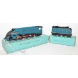 Hornby Dublo EDL1 3-Rail loco and tender "Sir Nigel Gresley" LNER blue No.7, Loco (E), horseshoe