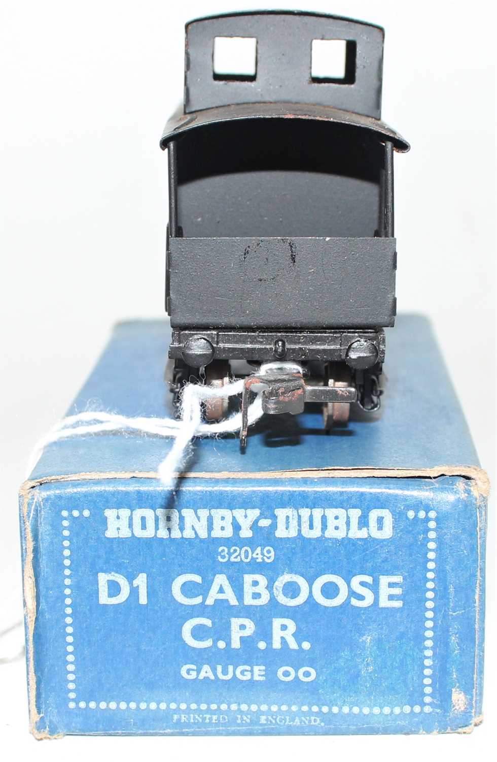 Hornby Dublo D1 Caboose for Canadian Pacific Railway, mid blue box (NM-BVG) - Image 3 of 3