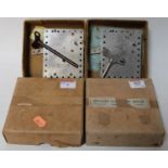 Two very early Meccano No. 1 clockwork motors, nickel, in original boxes, one with guarantee dated