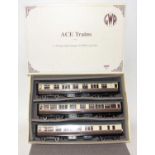 ACE trains set A, GWR brown and cream Hawksworth coaches nos. 1779, 7798 and 8002 (M-BM)