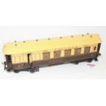 Hornby 1930-2 No.2 Special Pullman Coach "Alberta", repainted cream roof to a very high standard,