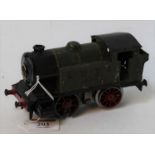 1928-9 Hornby No. 2 LNER 460 0-4-0 clockwork loco body fitted with 20volt electric motor, body