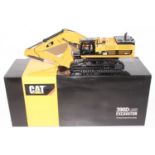 A Classic Construction Models (CCM) 1/48 scale precision diecast model of a Caterpillar 390D LME