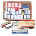 A varied selection of 32 Post war Hornby Dublo Wagons, of all types, mix of metal and plastic